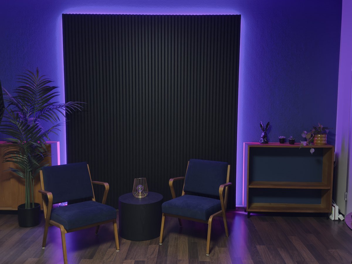 Podcast-Studio Coswig — Aufnahmesituation